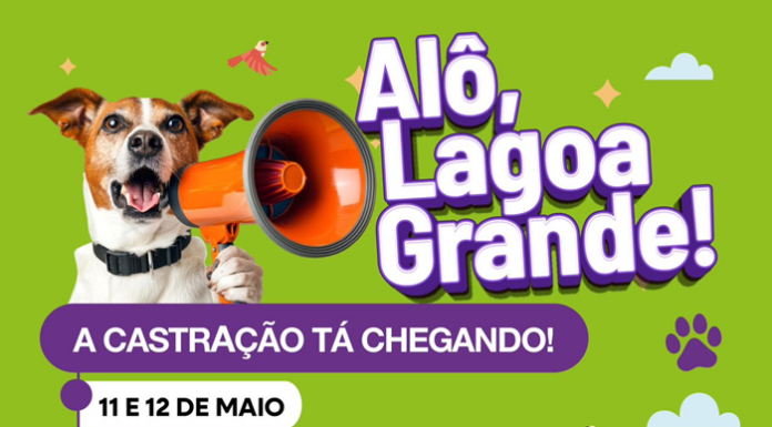 Em parceria com Governo do Estado, Prefeitura de Lagoa Grande traz Castramóvel gratuito dias 11 e 12