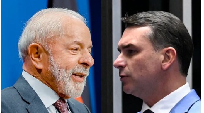 Pesquisa Atlas Intel/Bloomberg aponta queda de Flávio Bolsonaro e isola Lula na liderança. Veja os números