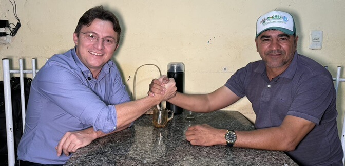 Elismar Gonçalves recebe apoio de liderança do Nilo Coelho