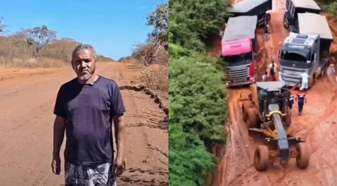 Morador cobra pavimentação de estrada em Sento Sé e diz que promessa do Governo da Bahia segue sem ser cumprida