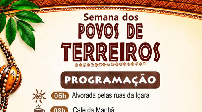 10ª edição da Semana dos Povos de Terreiro acontece nesta segunda (14) em Igara