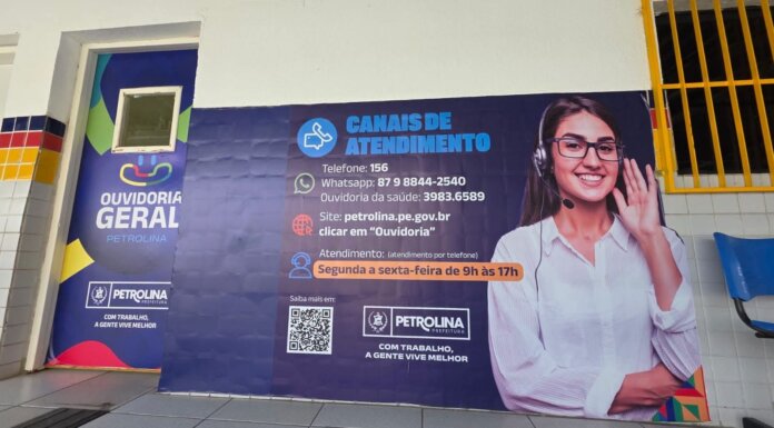 Ouvidoria Municipal de Petrolina incentiva população a participar das melhoria dos serviços públicos